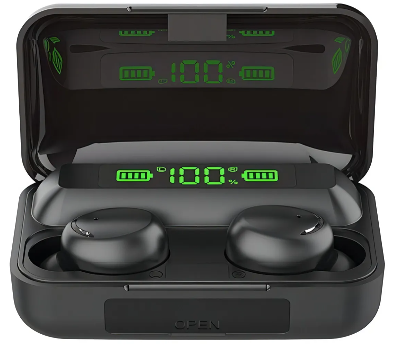 Audífono Inalámbricos F9 Con Power Bank