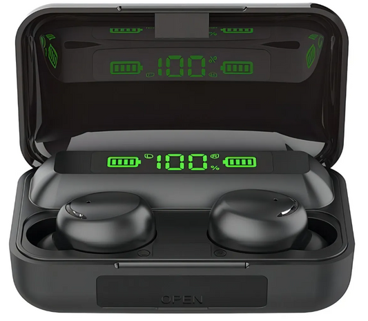 Audífono Inalámbricos F9 Con Power Bank