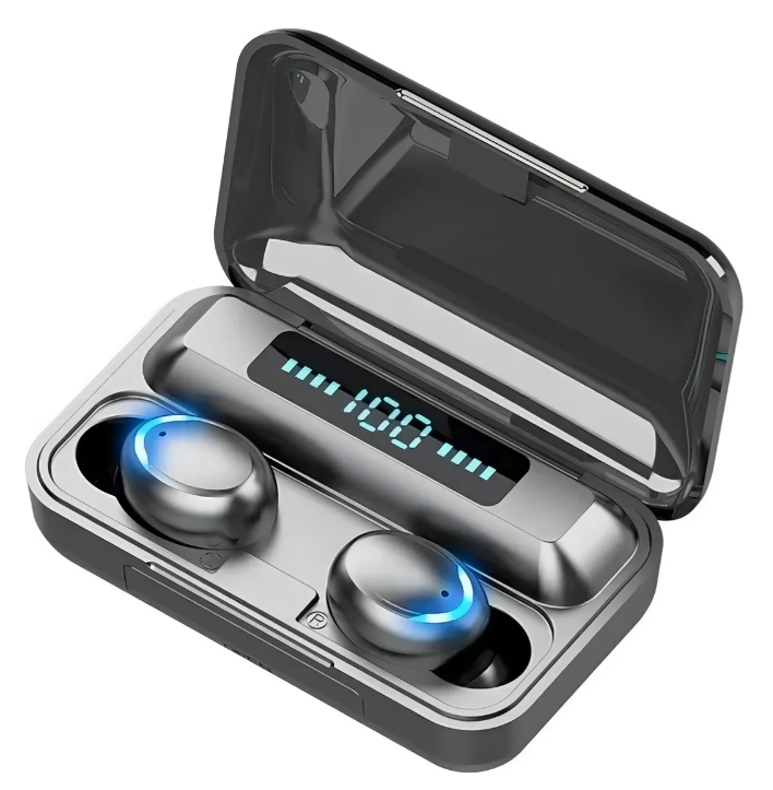 Audífono Inalámbricos F9 Con Power Bank